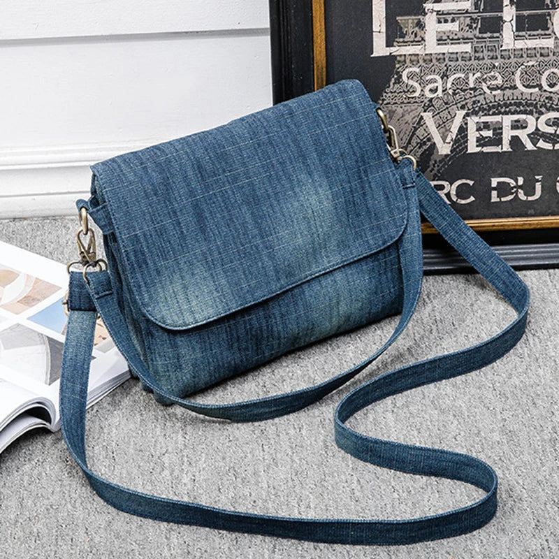 Sac À Bandoulière Design Pour Femmes Petite Taille Sac À Main Bleu De Styliste Sac À À Bretelles Décontractées - Bleu Foncé