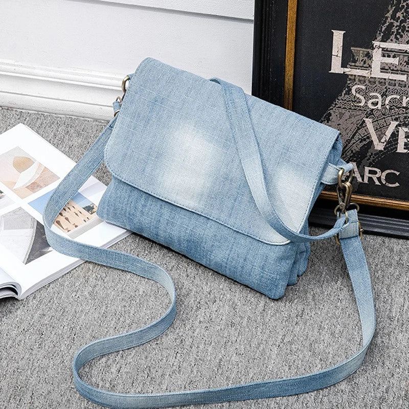 Sac À Bandoulière Design Pour Femmes Petite Taille Sac À Main Bleu De Styliste Sac À À Bretelles Décontractées - Bleu Foncé