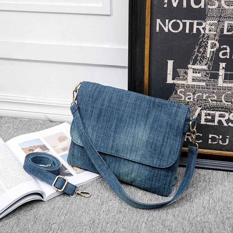 Sac À Bandoulière Design Pour Femmes Petite Taille Sac À Main Bleu De Styliste Sac À À Bretelles Décontractées - Bleu Foncé