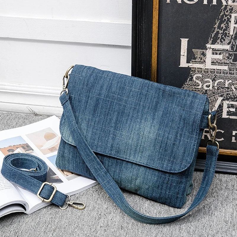 Sac À Bandoulière Design Pour Femmes Petite Taille Sac À Main Bleu De Styliste Sac À À Bretelles Décontractées - Bleu Foncé