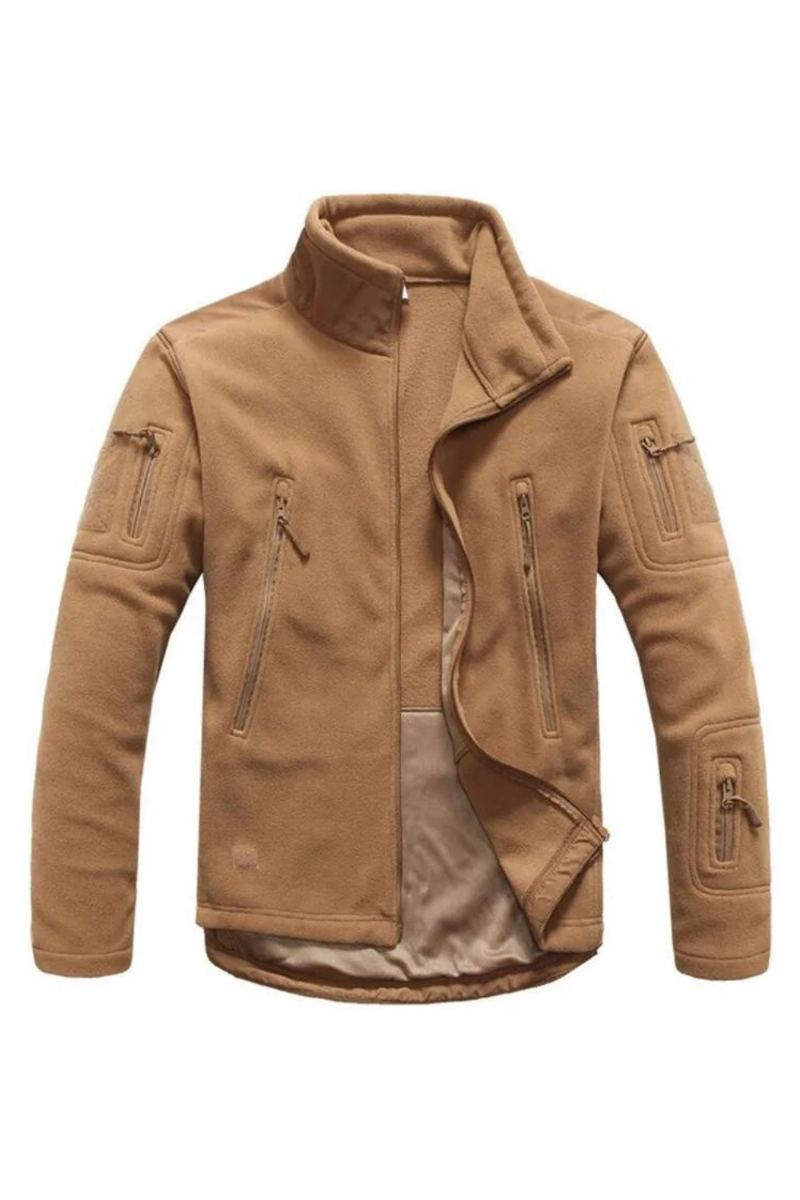 Armée Militaire Tactique Polaire Veste Hommes Chaud Vêtements D'hiver Plusieurs Poches D'extérieur Décontracté Thermique Coupe-vent Manteau Vestes