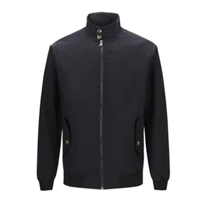 Blouson Bombardier Léger Pour Hommes Coupe-vent D'extérieur Décontracté Manteaux Classiques À Col Montant Vêtements Printemps-automne - Kaki