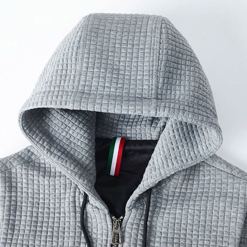 Gilet À Capuche Tendance Pour Hommes Version De La Sans Manches À Décontracté - Blanc