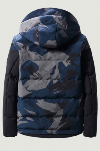 Hommes Manteaux Veste D'hiver Mince Militaire Vêtement D'extérieur Camouflage Manteau Chaud Haut Vêtements Décontracté