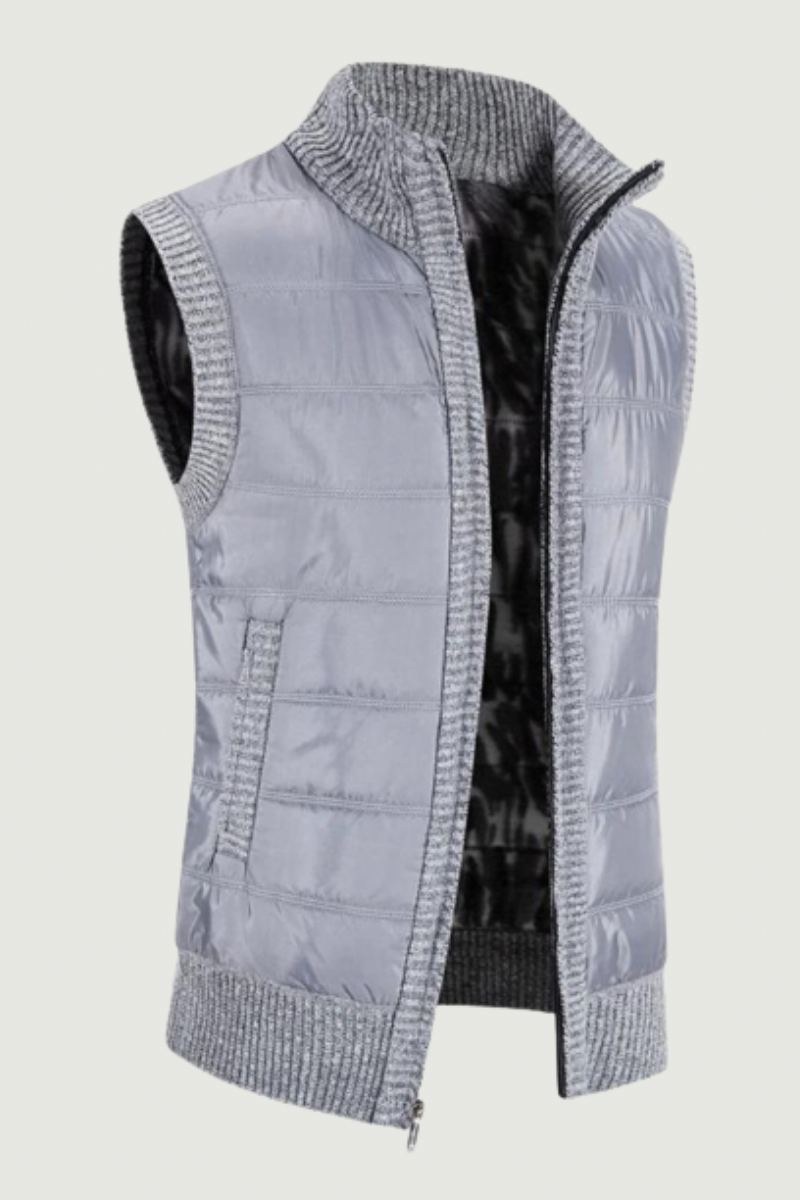 Manteau En Coton Pour Hommes Automne Et Hiver Vêtements D'extérieur Chauds Gilet En Décontracté Veste Sans Manches