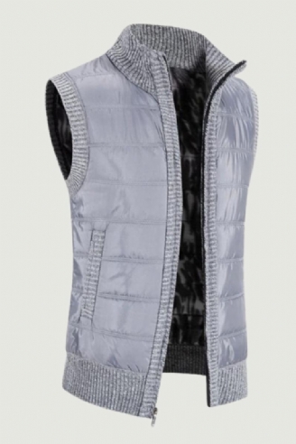 Manteau En Coton Pour Hommes Automne Et Hiver Vêtements D'extérieur Chauds Gilet En Décontracté Veste Sans Manches