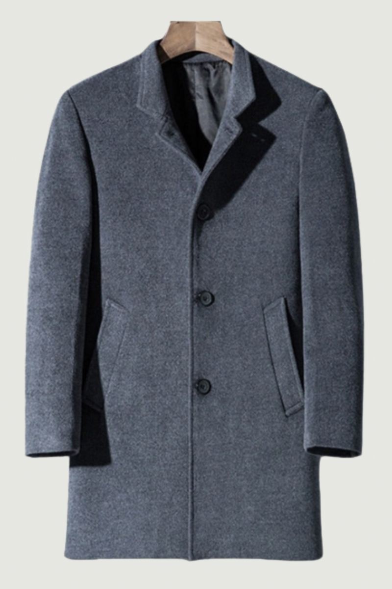 Manteau De Laine D'hiver Hommes Longues Sections Manteaux De Veste En Cachemire Trench-coat De De Luxe Hiver