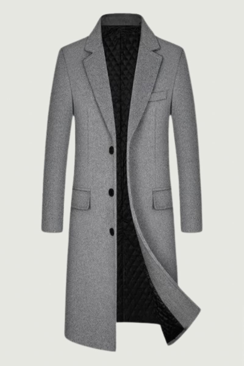 Manteau Long Pour Hommes Vestes En Laine Boutique Haut De Gamme Mélange De Pardessus Trench Épais X-long Sur