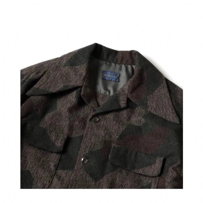 Manteau De Veste Décontracté Militaire Camouflage Exclusif De Haute Qualité Pour Hommes - Vert