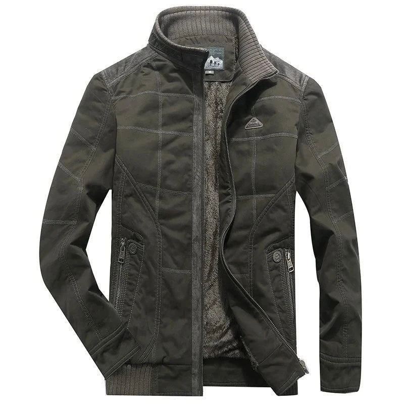 Mes Vêtements De Créateur Uniforme Militaire Homme Bombers Veste Hommes Surdimensionné Hiver - Vert