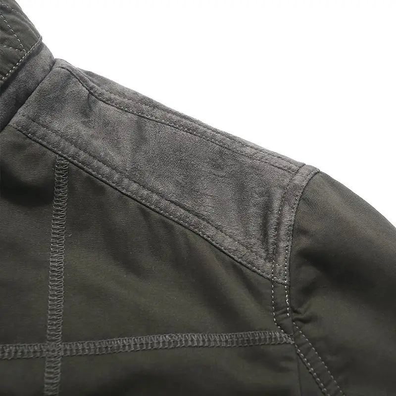 Mes Vêtements De Créateur Uniforme Militaire Homme Bombers Veste Hommes Surdimensionné Hiver - Vert