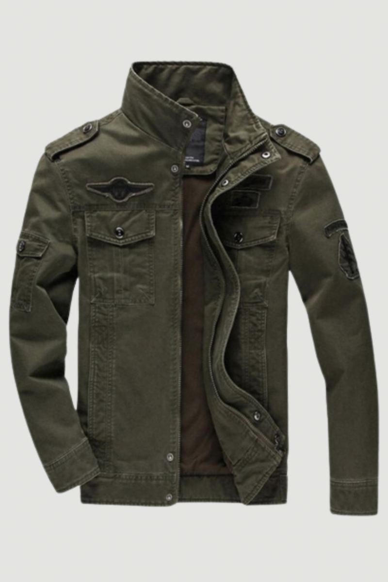 Veste Militaire De L'armée Pour Hommes Manteau Lavé En Coton Multi-poches Vestes De Vol Tactiques De Bombardier Pilote Printemps-automne