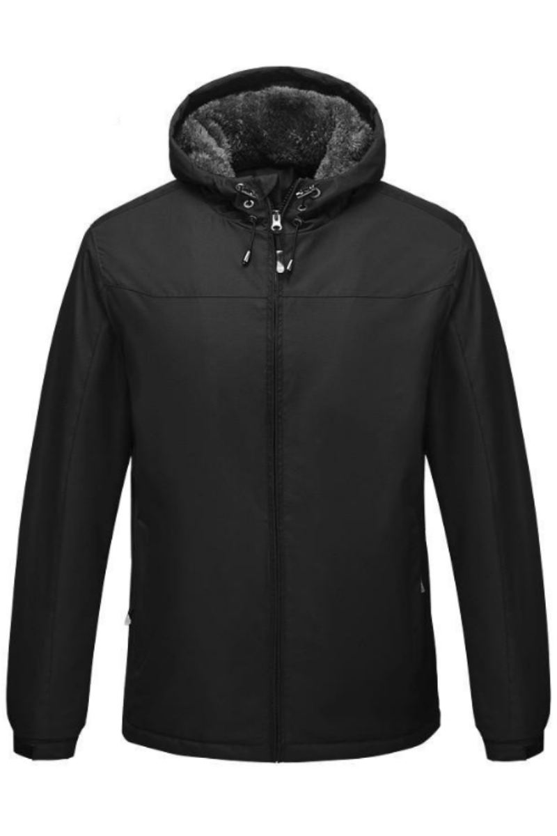 Veste De Sport D'hiver Pour Hommes Coupe-vent D'extérieur Décontracté Manteaux Thermiques À Capuche Vestes Chaudes En Polaire Vêtements