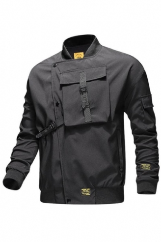 Vestes Bombardier Pour Hommes Vêtements D'extérieur Décontractés Coupe-vent Tactique Manteaux Militaires Respirants De Baseball