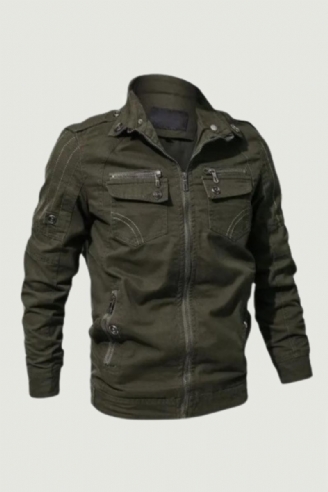 Vestes Décontractées Surdimensionnées Pour Hommes Manteau Masculin Printemps-automne De Bombardier Militaires Manteaux Vêtements D'extérieur