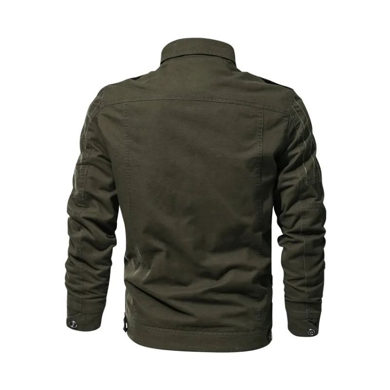 Vestes Décontractées Surdimensionnées Pour Hommes Manteau Masculin Printemps-automne De Bombardier Militaires Manteaux Vêtements D'extérieur - Noir