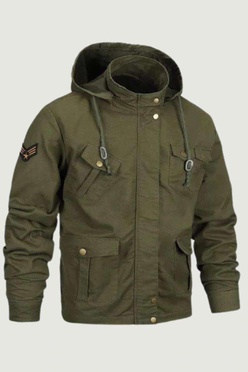 Vestes Militaires Pour Hommes Manteau Coupe-vent À Capuche Veste Décontractée Vêtements D'extérieur