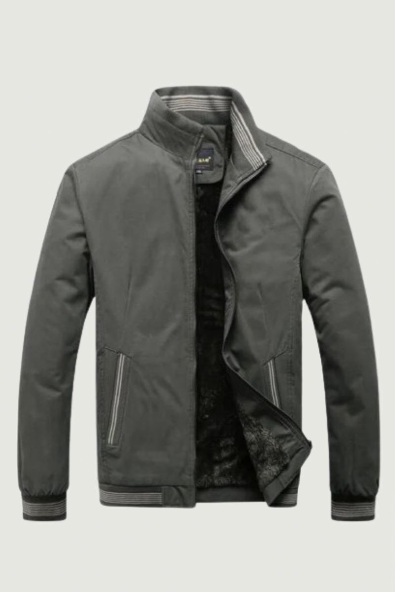 Vêtements Pour Hommes Polaire Épais Chaud Décontracté Coupe-vent Veste Baseball Manteaux Hiver Bomber Parkas