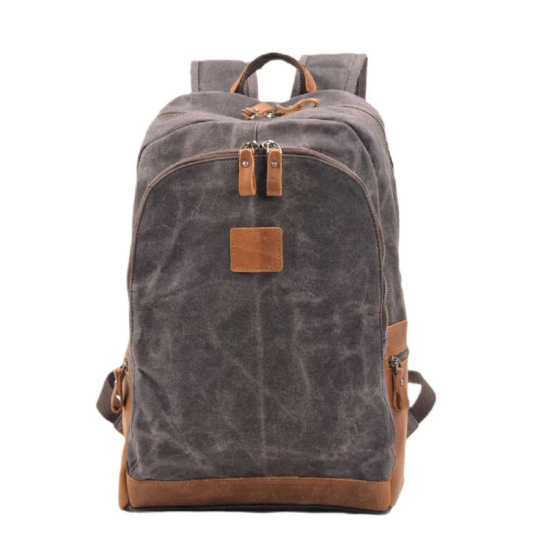 Sac À Dos Durable Cousu Pour Femme Sac À Dos De Camping En Plein Air - Gris