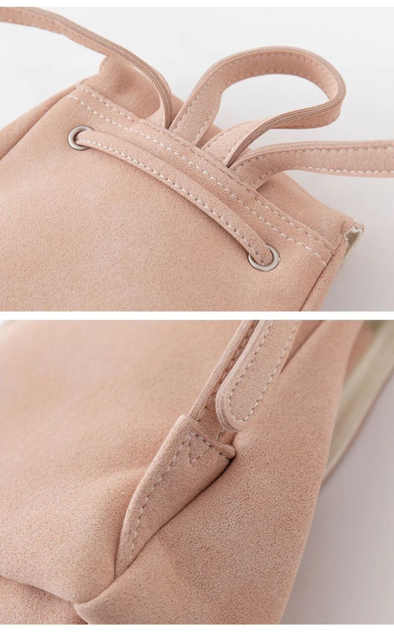 Sac À Dos Femme Automne Dames Casaul Mini Et Sac À Dos Polyvalent Pour Les Femmes - Rose