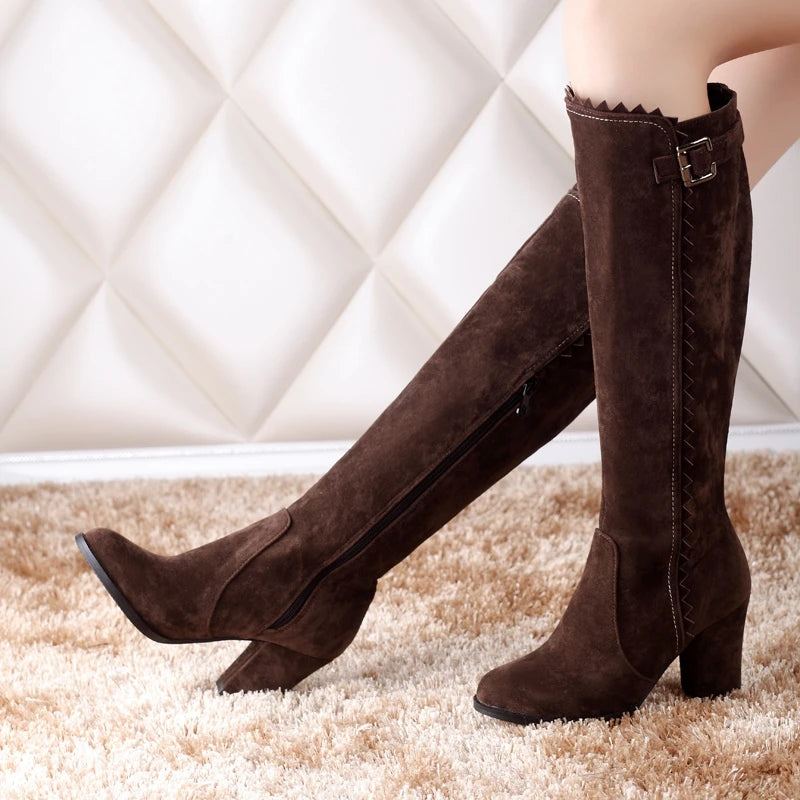 Chaussures D'hiver Femmes Bottes - Marron