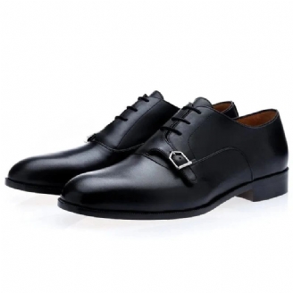 Chaussures De Style Moine Unique Pour Hommes De Styliste Originales De Luxe Faites À La Main De Fête En Cuir Véritable