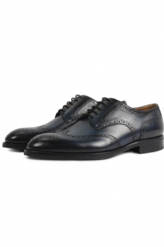 Hommes Chaussures À La Main Modèle Conception De Luxe En Cuir Classique Complet Brogue Affaires Robe De Mariée Homme