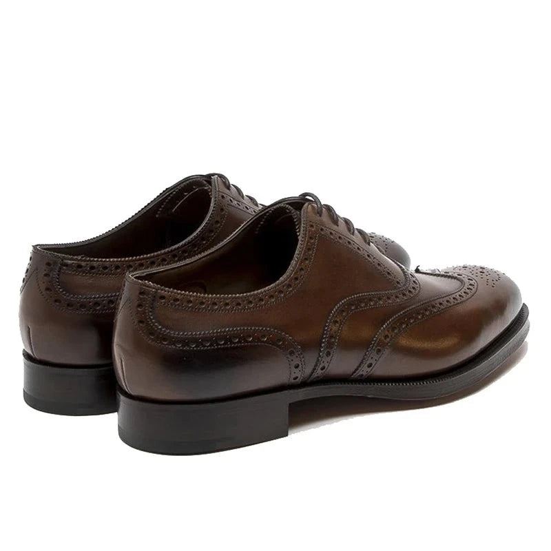 Oxford Brogue Style Robe De Mariée Formelle Meilleures Chaussures Bureau Marié À La Main Affaires Concepteur Homme - Brun