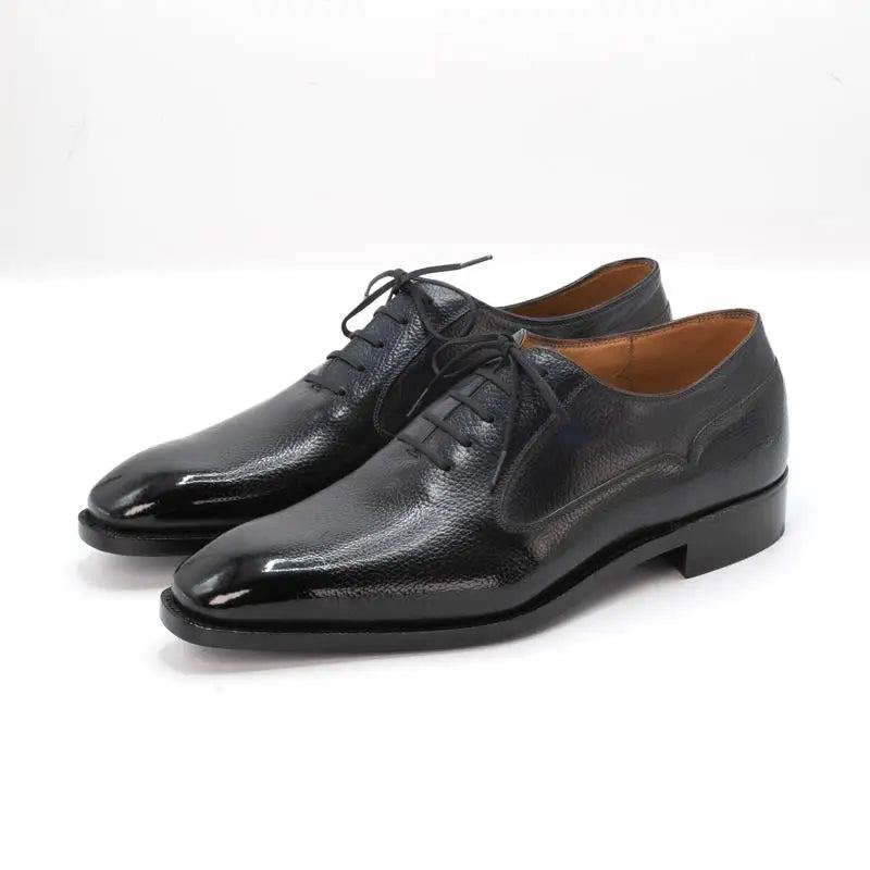 Oxford Hommes Chaussures Habillées Mariage Meilleure Chaussure Formelle Bureau Véritable Original Affaires Concepteur - Noir