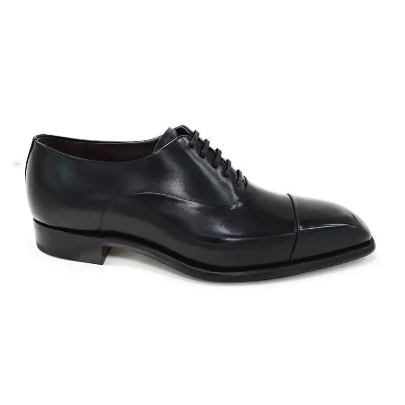 Oxford Robe Formelle Meilleurs Hommes Chaussures Noir Bureau Original Mariage Homme Affaires Chaussure Concepteur En Cuir - Noir