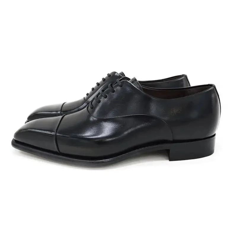 Oxford Robe Formelle Meilleurs Hommes Chaussures Noir Bureau Original Mariage Homme Affaires Chaussure Concepteur En Cuir - Noir