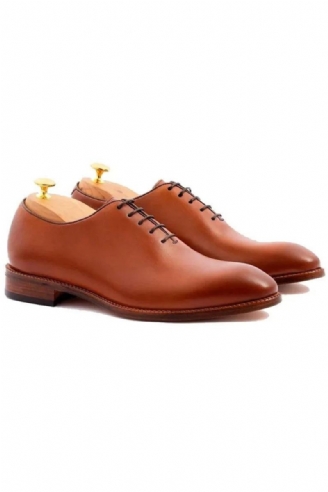 Oxford – Chaussures D'affaires Solides En Cuir Véritable Faites À La Main Pour Mariage Formelles Originales Meilleur Homme