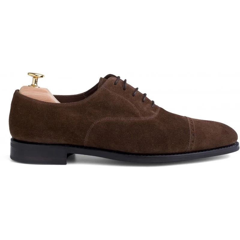 Oxford – Chaussures De Styliste En Cuir Pour Hommes Meilleures De Mariage Style Business De Luxe Faites À La Main - Marron Foncé