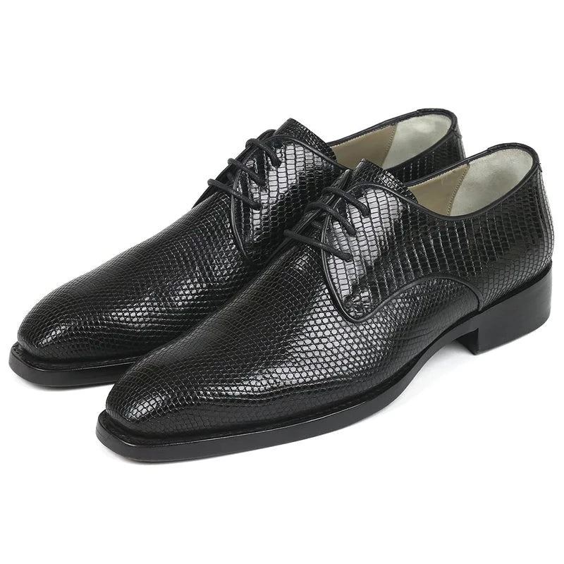 Robe Formelle Bureau Meilleurs Hommes Chaussures À Lacets En Cuir Véritable Affaires Concepteur Homme - Noir