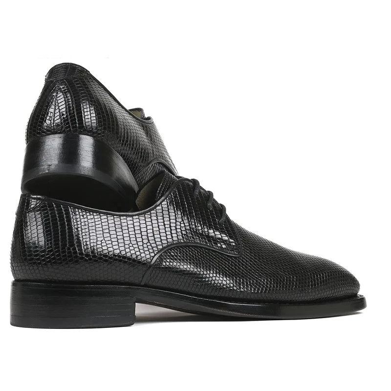 Robe Formelle Bureau Meilleurs Hommes Chaussures À Lacets En Cuir Véritable Affaires Concepteur Homme - Noir