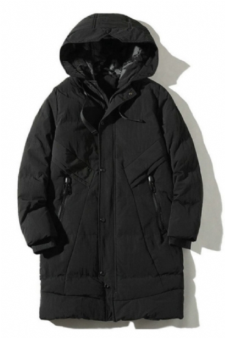 Manteau D'hiver À Capuche Pour Homme Veste Épaisse Et Chaude Coupe-vent Parka