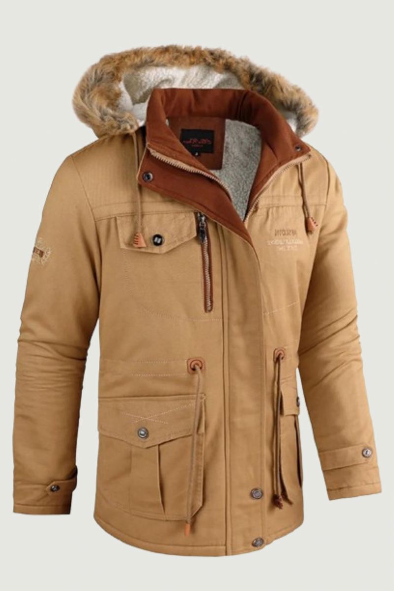 Parkas Pour Hommes Randonnée Dans La Nature Vestes Légères Rembourrées Sweat-shirt Avec Manteaux À Fermeture Éclair À Capuche Hiver