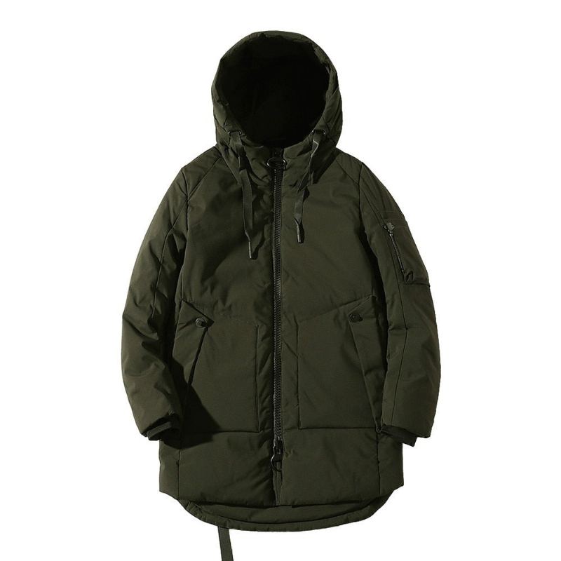 Veste D'hiver Homme Coton Parka Vestes Et Manteaux - 364 Noir