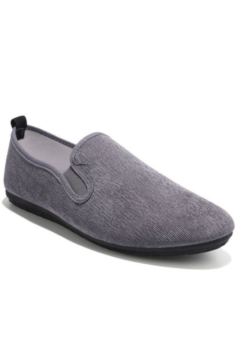 Chaussures Hommes Mode En Toile Respirantes Mocassins Polyvalents Décontractés