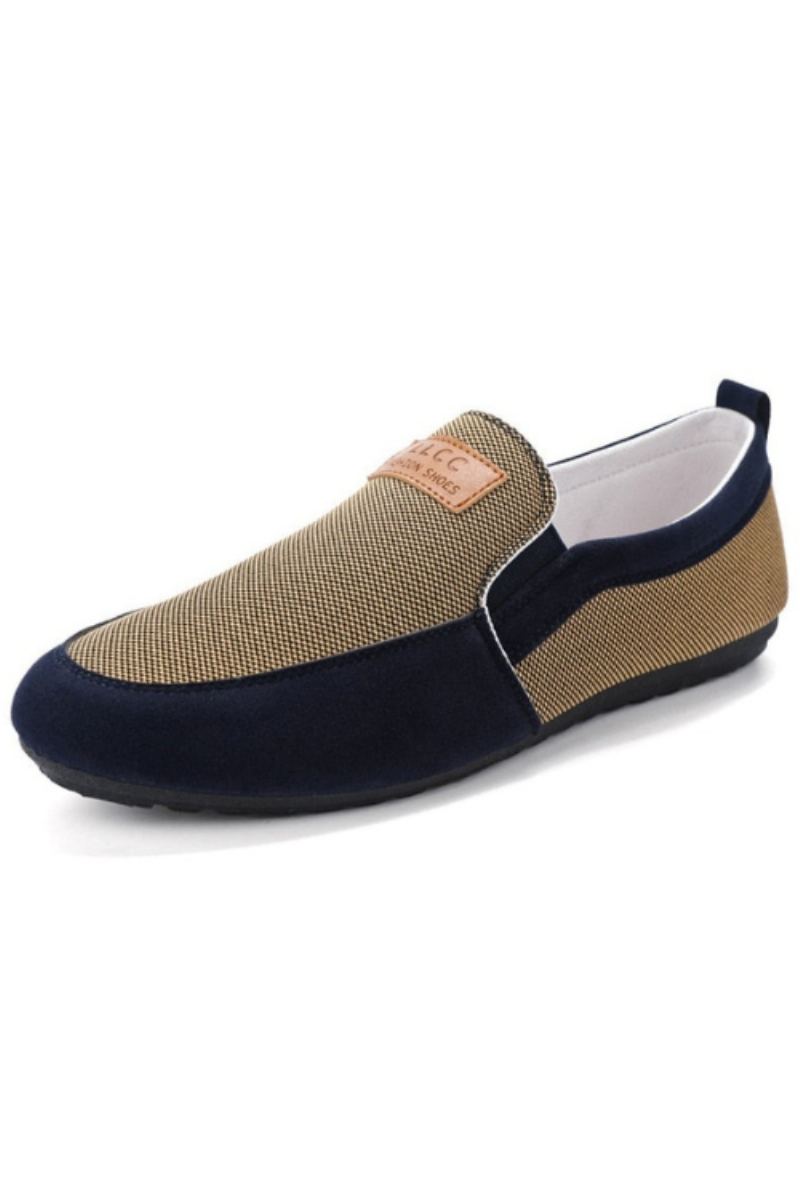 Hommes Chaussures Décontractées Printemps Automne Toile Tendance Polyvalent Étudiant Mocassins