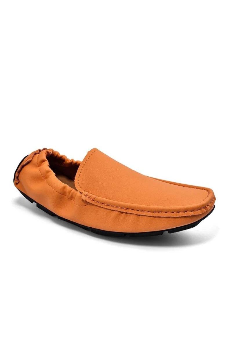 Mocassins En Cuir Pour Hommes Chaussures Décontractées À Enfiler Plats Souples