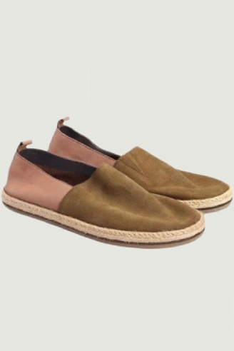 Mocassins D'été Respirants En Cuir Véritable Pour Hommes Chaussures Plates Décontractées À Enfiler Au Quotidien Vintage