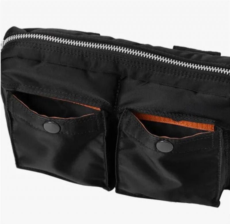 Sac À Bandoulière Décontracté En Nylon Pour Hommes Sac À Étanche Mini Sac De Styliste - Noir