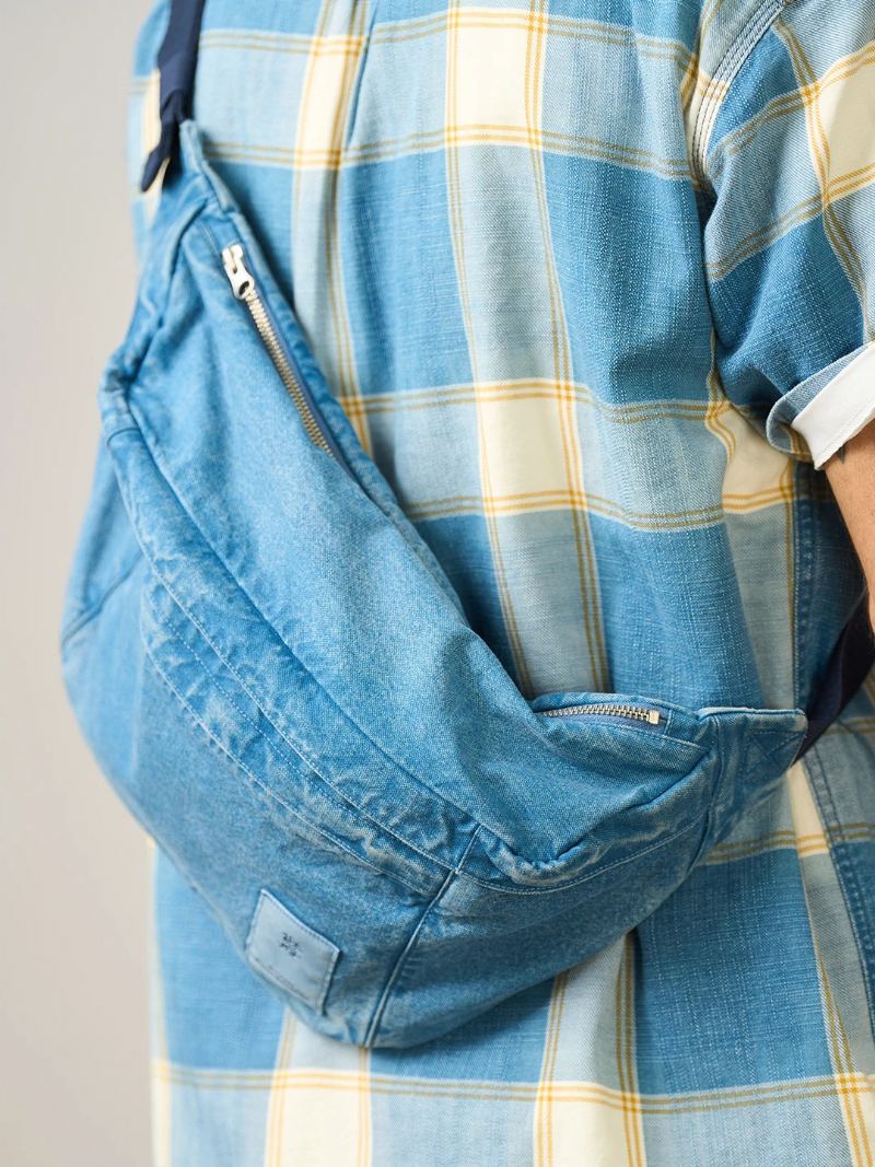 Sac À Bandoulière D'été En Denim Sac À Vintage Essentials Petit Sac À Dos À - Bleu