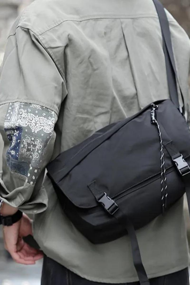 Sac À Bandoulière Pour Hommes Imperméable Oxford Antivol Zips Sacs De Voyage