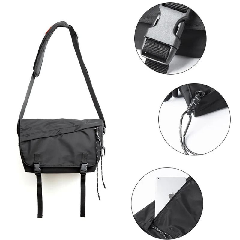 Sac À Bandoulière Pour Hommes Imperméable Oxford Antivol Zips Sacs De Voyage - Type A