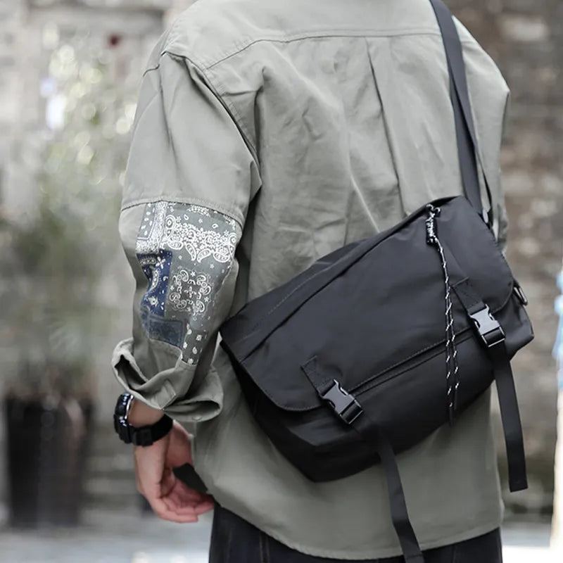 Sac À Bandoulière Pour Hommes Imperméable Oxford Antivol Zips Sacs De Voyage - Type A