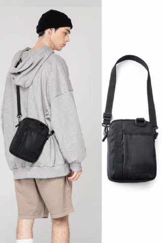 Sac À Main Asymétrique Pour Hommes Mini Sac À En Tissu Oxford Petit Sac À Léger Sacoche