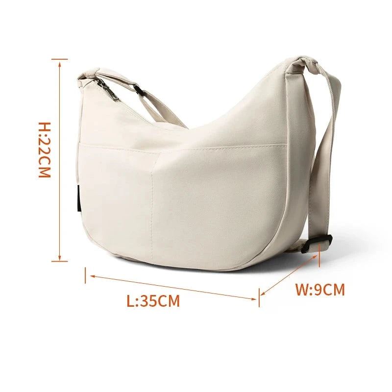 Sac De Messager Souple Oxford Imperméable Bolsa De Voyage - Blanc