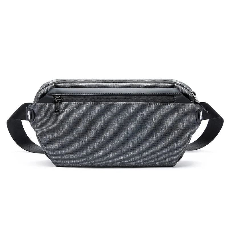 Sac De Poitrine Imperméable Et Résistant Sac De De Sport Pour Jeunes Sac De Messager Court Voyage - Gris